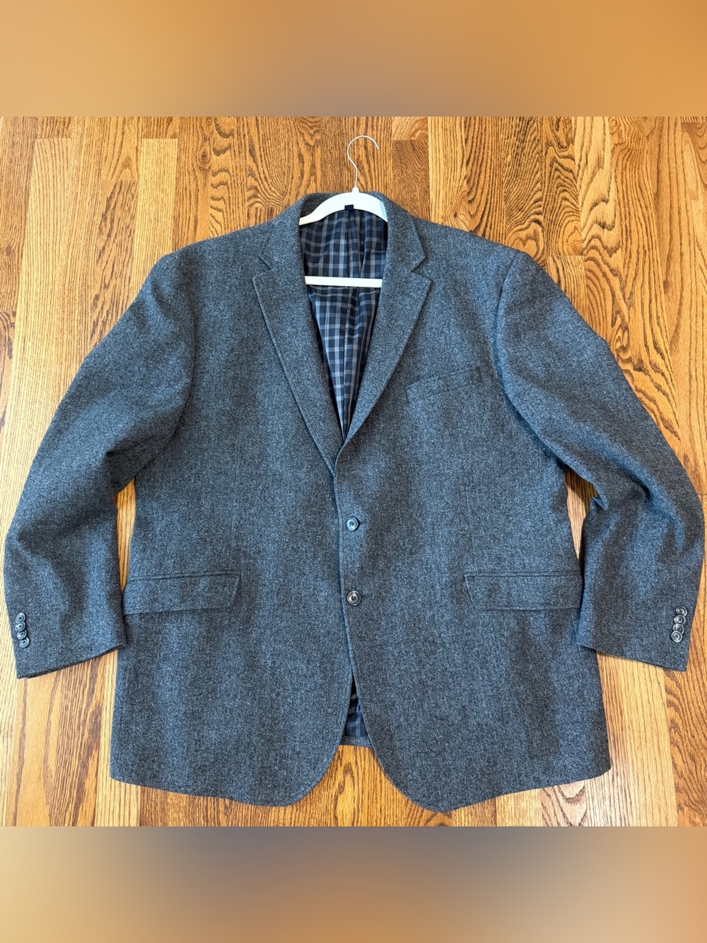 Jos A Bank Wool 1905 Blazer Plaid Lining Men’s 48 Regular
